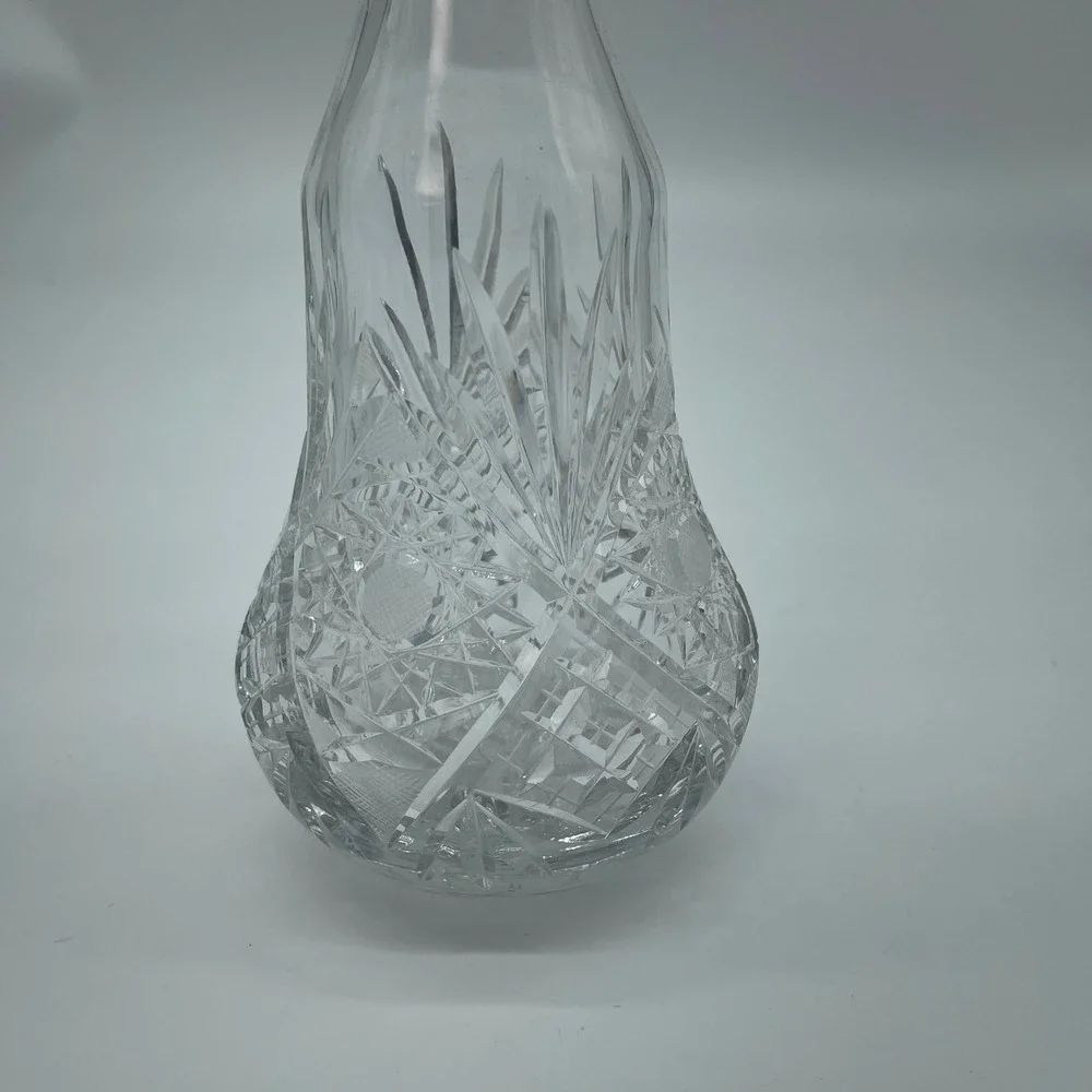 Crystal‎ Decanter with Stopper, Liquor Wine Scotch Bourbon, Barware 16.5